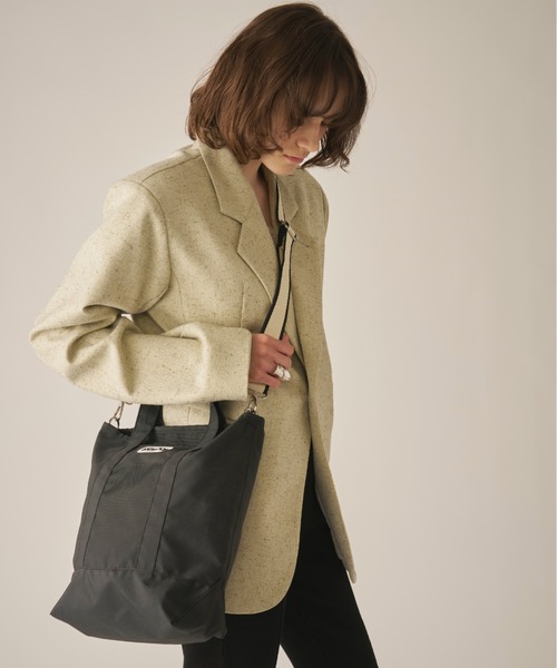 AIC.（エーアイシー）の「OUTDOOR Stripe Tape 2way Tote（トートバッグ・レディース・その他1/ブラック・FREE）」の14枚目の写真