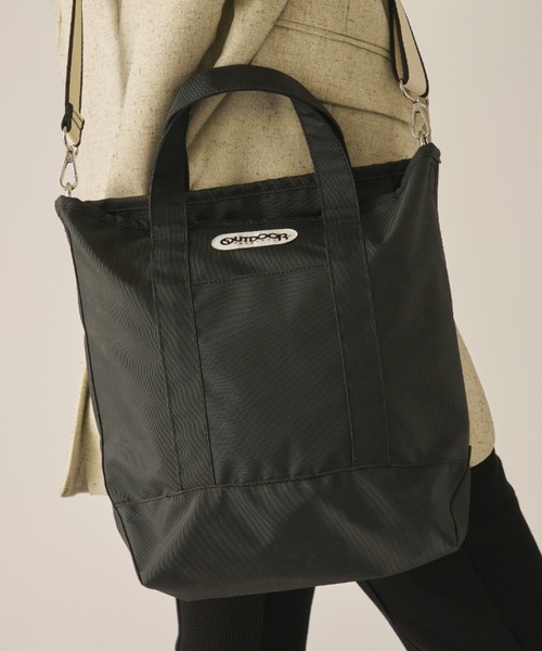 AIC.（エーアイシー）の「OUTDOOR Stripe Tape 2way Tote（トートバッグ・レディース・その他1/ブラック・FREE）」の21枚目の写真