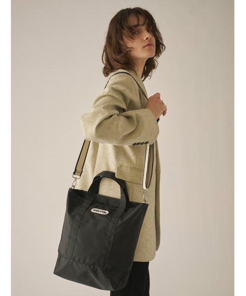 AIC.（エーアイシー）の「OUTDOOR Stripe Tape 2way Tote（トートバッグ・レディース・その他1/ブラック・FREE）」の19枚目の写真