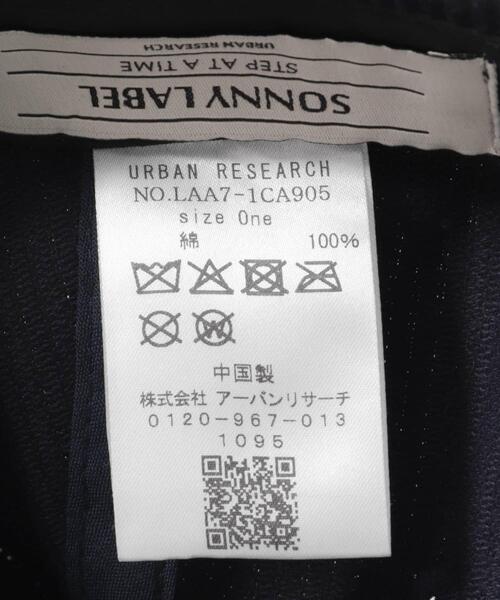 URBAN RESEARCH Sonny Label（アーバンリサーチサニーレーベル）の「コーデュロイ刺繍キャップ（キャップ・メンズ・オレンジ/ネイビー/ブラウン/ホワイト系その他・ONE SIZE）」の10枚目の写真