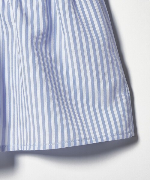 EMMEL REFINES（エメルリファインズ）の「＜EMMEL REFINES＞EM ストライプ ギャザー ブラウス（シャツ/ブラウス・レディース・ライラック/ライトブルー/ホワイト・FREE）」の18枚目の写真