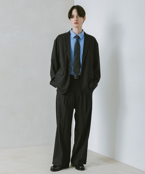 RAGEBLUE（レイジブルー）の「TRW Single Tailored Jacket/シングルテーラードジャケット【セットアップ対応】（テーラードジャケット・メンズ・ブラック系その他/ベージュ/ネイビー・SMALL/MEDIUM/LARGE）」の12枚目の写真