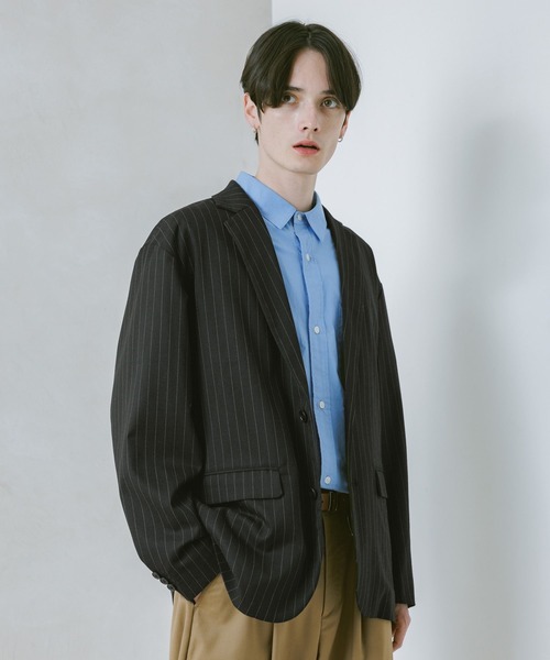 RAGEBLUE（レイジブルー）の「TRW Single Tailored Jacket/シングルテーラードジャケット【セットアップ対応】（テーラードジャケット・メンズ・ブラック系その他/ベージュ/ネイビー・SMALL/MEDIUM/LARGE）」の15枚目の写真