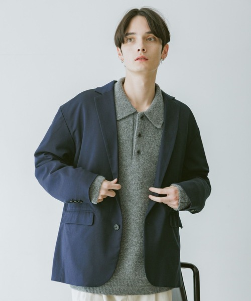 RAGEBLUE（レイジブルー）の「TRW Single Tailored Jacket/シングルテーラードジャケット【セットアップ対応】（テーラードジャケット・メンズ・ブラック系その他/ベージュ/ネイビー・SMALL/MEDIUM/LARGE）」の4枚目の写真