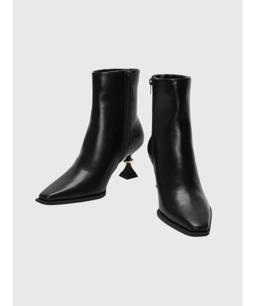 EIMY ISTOIRE（エイミーイストワール）の「デザインヒールスクエアトゥブーツ（ブーツ・レディース・ブラック/ブラウン・L/M/S）」の9枚目の写真