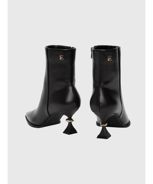 EIMY ISTOIRE（エイミーイストワール）の「デザインヒールスクエアトゥブーツ（ブーツ・レディース・ブラック/ブラウン・L/M/S）」の12枚目の写真