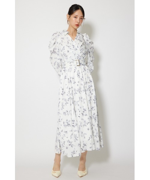 rienda(リエンダ)の「カシュクールフレアシャツワンピース 春服(シャツワンピース・レディース・マルチ/ライトグリーン/ホワイト・SMALL/MEDIUM)」の4枚目の写真