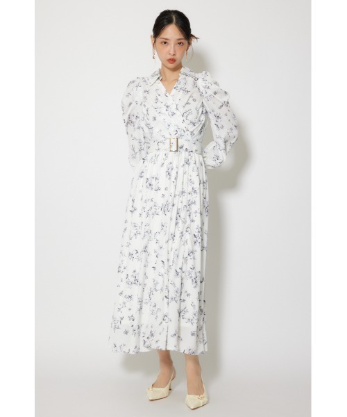 rienda(リエンダ)の「カシュクールフレアシャツワンピース 春服(シャツワンピース・レディース・マルチ/ライトグリーン/ホワイト・SMALL/MEDIUM)」の5枚目の写真