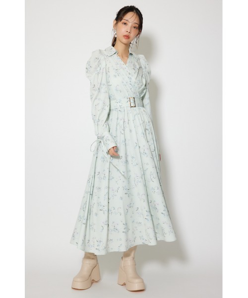 rienda(リエンダ)の「カシュクールフレアシャツワンピース 春服(シャツワンピース・レディース・マルチ/ライトグリーン/ホワイト・SMALL/MEDIUM)」の18枚目の写真