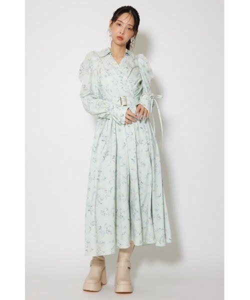 rienda(リエンダ)の「カシュクールフレアシャツワンピース 春服(シャツワンピース・レディース・マルチ/ライトグリーン/ホワイト・SMALL/MEDIUM)」の19枚目の写真