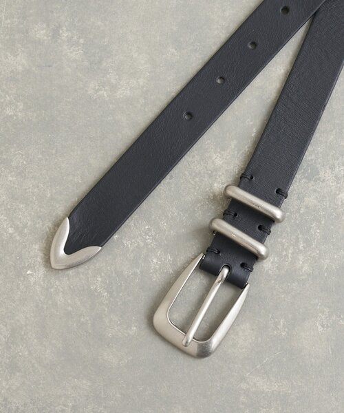 SHENERY（シーナリー）の「シルバーバッグルベルト（ベルト・レディース・ダークブラウン/ブラック・FREE）」の4枚目の写真