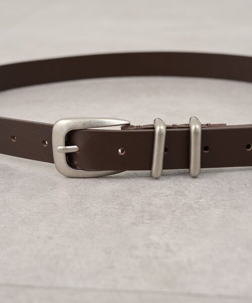 SHENERY（シーナリー）の「シルバーバッグルベルト（ベルト・レディース・ダークブラウン/ブラック・FREE）」の7枚目の写真