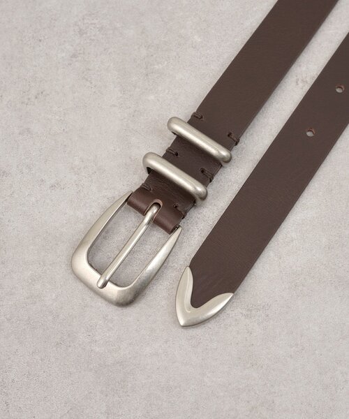 SHENERY（シーナリー）の「シルバーバッグルベルト（ベルト・レディース・ダークブラウン/ブラック・FREE）」の8枚目の写真