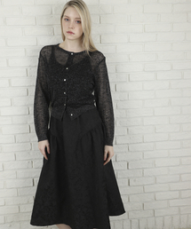 TINABLOSSOM（ティナ ブロッサム）の「ブラックパールカーディガン（ニット/セーター）」