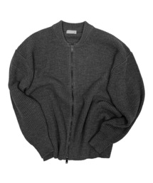 NOTUSUAL（ノットユージュアル）の「ユーズアル 2way ニットジップアップ 2カラー（カーディガン/ボレロ）」