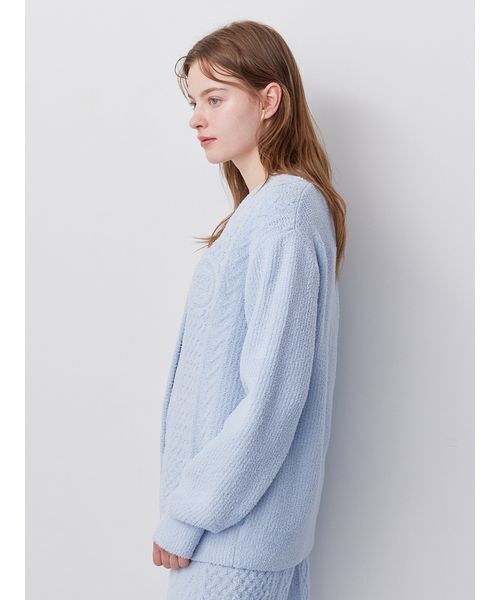 Valentine】アランカーディガン（ルームウェア/パジャマ）｜gelato