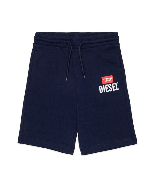 DIESEL KIDS（ディーゼルキッズ）の「DIESEL（ディーゼル）Kids & Junior ブランドロゴスウェットショートパンツ（その他パンツ・キッズ・グレー/ブルー/ブラック/ネイビー・10Y/8Y/6Y/4Y/16Y/14Y/12Y）」の3枚目の写真