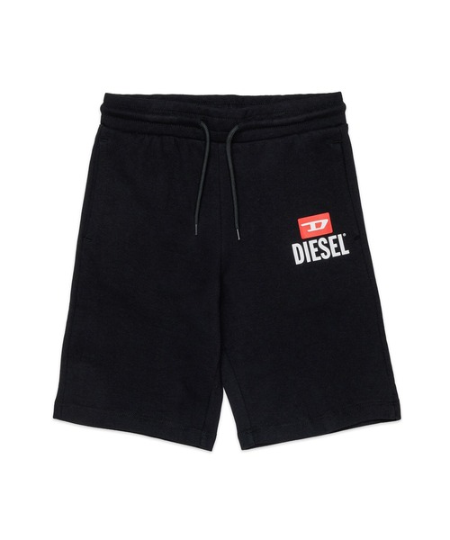 DIESEL KIDS（ディーゼルキッズ）の「DIESEL（ディーゼル）Kids & Junior ブランドロゴスウェットショートパンツ（その他パンツ・キッズ・グレー/ブルー/ブラック/ネイビー・10Y/8Y/6Y/4Y/16Y/14Y/12Y）」の2枚目の写真