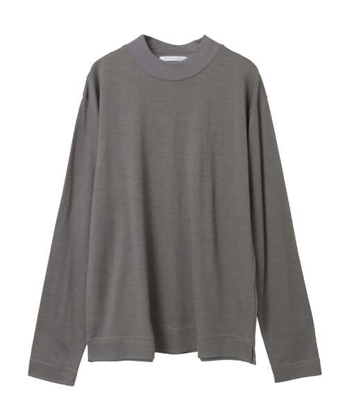 MEN'S MELROSE（メンズメルローズ）の「スーパー100ウォッシャブルウールモックネックTシャツ（Tシャツ/カットソー・メンズ・ブラウン/ネイビー/ブラック・3/4）」の22枚目の写真