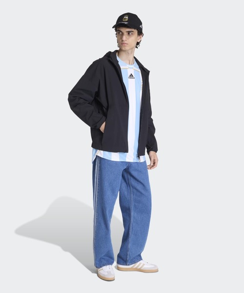 adidas(アディダス)の「adidas/アディダス FIREBIRD ADICOLOR ウォッシュ加工トラック デニムパンツ 秋 秋服 2026年秋冬(デニムパンツ・メンズ・ブルー・28/36/34/32/30/33)」の14枚目の写真