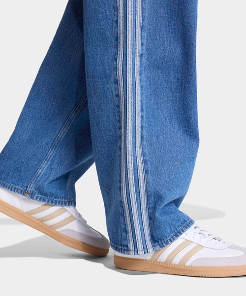 adidas(アディダス)の「adidas/アディダス FIREBIRD ADICOLOR ウォッシュ加工トラック デニムパンツ 秋 秋服 2026年秋冬(デニムパンツ・メンズ・ブルー・28/36/34/32/30/33)」の11枚目の写真