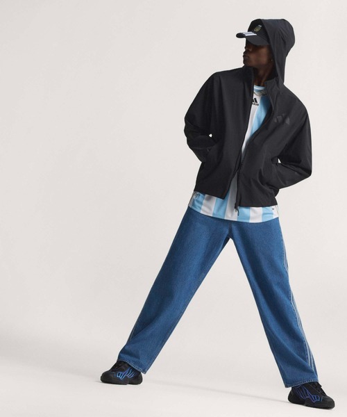 adidas(アディダス)の「adidas/アディダス FIREBIRD ADICOLOR ウォッシュ加工トラック デニムパンツ 秋 秋服 2026年秋冬(デニムパンツ・メンズ・ブルー・28/36/34/32/30/33)」の8枚目の写真