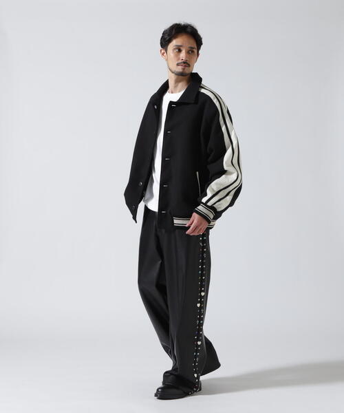 GEN_DAI（ゲンダイ）の「GEN_DAI/ゲンダイ/BOMBER LINE JACKET（ブルゾン・メンズ・ブラック・1/0）」の5枚目の写真