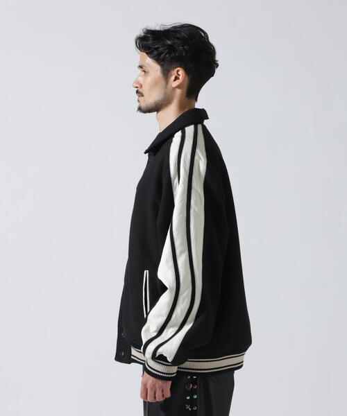 GEN_DAI（ゲンダイ）の「GEN_DAI/ゲンダイ/BOMBER LINE JACKET（ブルゾン・メンズ・ブラック・1/0）」の6枚目の写真