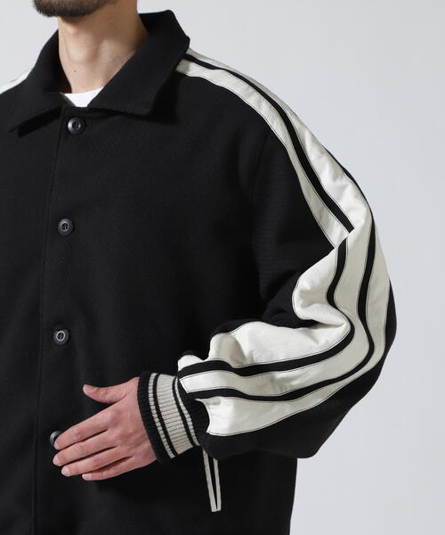 GEN_DAI（ゲンダイ）の「GEN_DAI/ゲンダイ/BOMBER LINE JACKET（ブルゾン・メンズ・ブラック・1/0）」の9枚目の写真