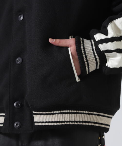 GEN_DAI（ゲンダイ）の「GEN_DAI/ゲンダイ/BOMBER LINE JACKET（ブルゾン・メンズ・ブラック・1/0）」の10枚目の写真