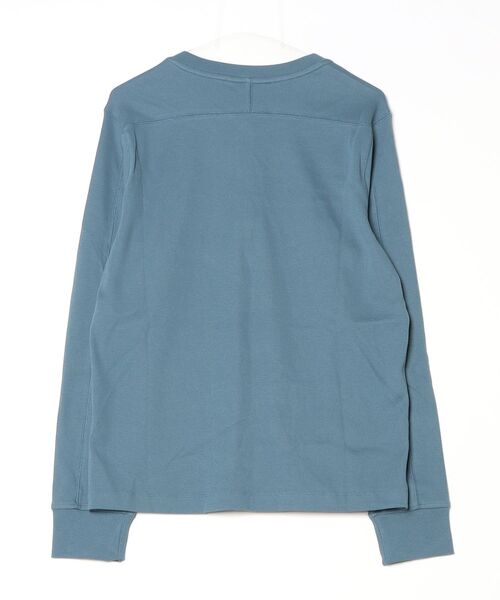 BANANA REPUBLIC FACTORY STORE(バナナリパブリック ファクトリーストア)の「BANANA REPUBLIC FACTORY STORE スタンダードフィット ミニリブ ヘンリーTシャツ 長袖ロンT(Tシャツ/カットソー・メンズ・ブラック/サックスブルー/オリーブ・S/XL/L/M)」の4枚目の写真