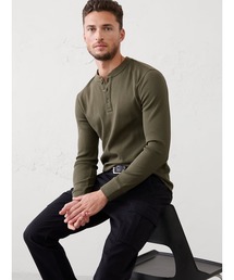 Tシャツ/カットソー（グリーン・カーキ/緑色系・長袖）ファッション