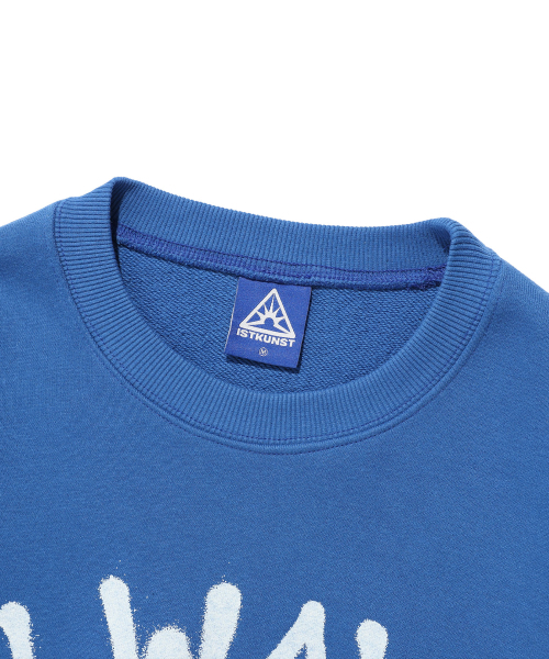ISTKUNST(イストクンスト)の「ALWAYS KUNST SWEATSHIRTS_BLUE(IK2FSMM442A)(スウェット・レディース・その他・S/M/L)」の3枚目の写真