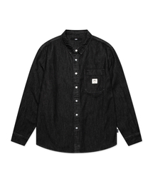 LMC( )��OVERSIZED DENIM SHIRT Black(�V���c/�u���E�X)