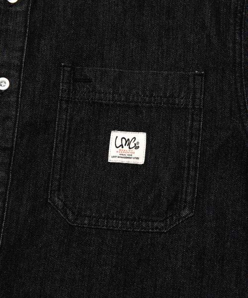 LMCの「OVERSIZED DENIM SHIRT Black(シャツ/ブラウス・レディース・その他・S/M/L)」の22枚目の写真