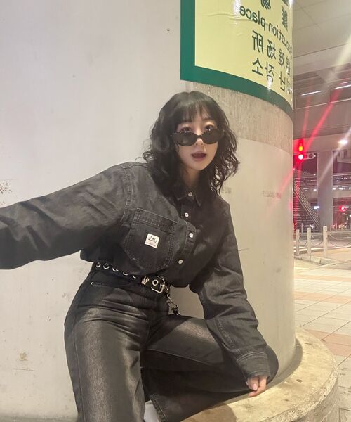 LMCの「OVERSIZED DENIM SHIRT Black(シャツ/ブラウス・レディース・その他・S/M/L)」の18枚目の写真