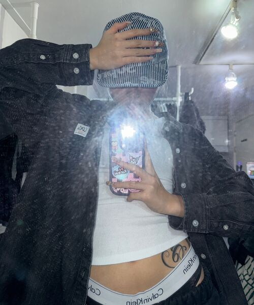 LMCの「OVERSIZED DENIM SHIRT Black(シャツ/ブラウス・レディース・その他・S/M/L)」の16枚目の写真