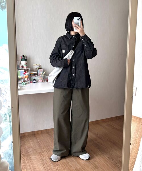 LMCの「OVERSIZED DENIM SHIRT Black(シャツ/ブラウス・レディース・その他・S/M/L)」の15枚目の写真