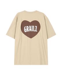 GRAILZ（グレイルズ）の「DOUBLE HEART T-SHIRTS [BEIGE]（Tシャツ/カットソー）」