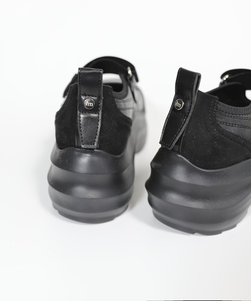 hiamu(ヒアム)の「【2色展開】ステッチポイント バンディングストラップ メリージェーン厚底スニーカー/2026 SS PLATFORM COLLECTION(バレエシューズ・レディース・ブラック/ブラウン・25.0cm/24.5cm/24.0cm/23.5cm/23.0cm)」の8枚目の写真