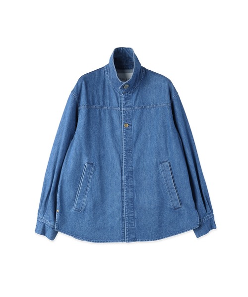 CULLNI(クルニ)の「Front Fly Denim Minimum Jacket(デニムジャケット・メンズ・ブルー/ネイビー/ブラック・2/1/0)」の7枚目の写真