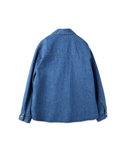 CULLNI(クルニ)の「Front Fly Denim Minimum Jacket(デニムジャケット・メンズ・ブルー/ネイビー/ブラック・2/1/0)」の8枚目の写真