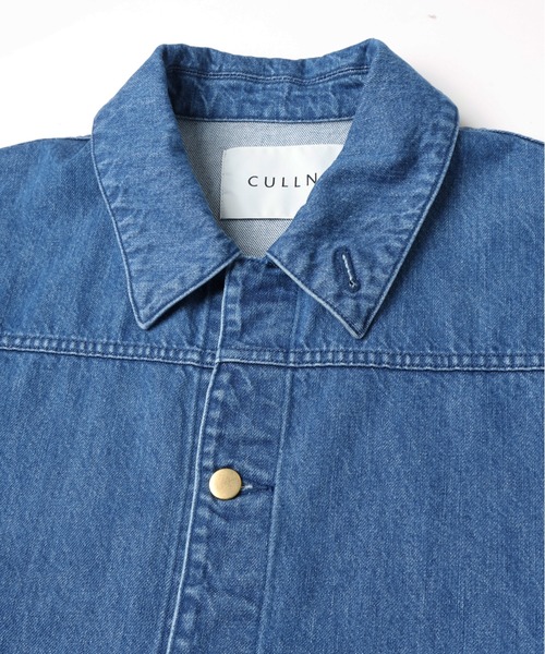 CULLNI(クルニ)の「Front Fly Denim Minimum Jacket(デニムジャケット・メンズ・ブルー/ネイビー/ブラック・2/1/0)」の9枚目の写真