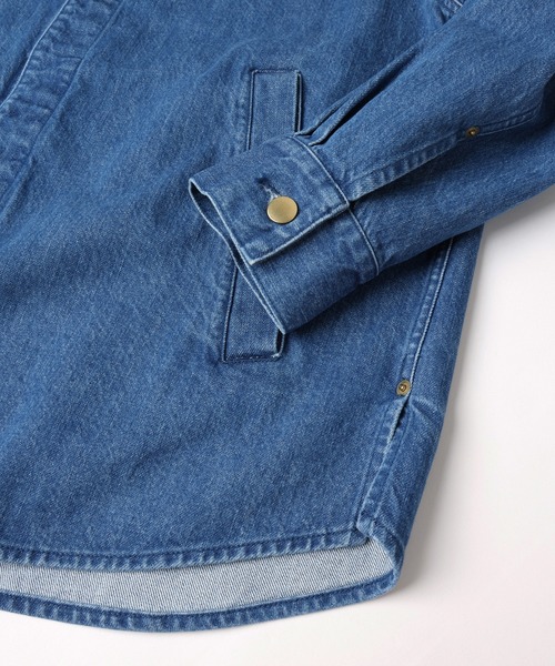 CULLNI(クルニ)の「Front Fly Denim Minimum Jacket(デニムジャケット・メンズ・ブルー/ネイビー/ブラック・2/1/0)」の12枚目の写真