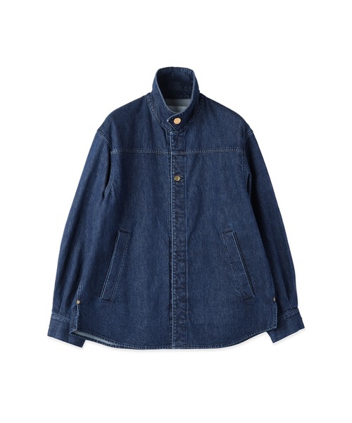 CULLNI(クルニ)の「Front Fly Denim Minimum Jacket(デニムジャケット・メンズ・ブルー/ネイビー/ブラック・2/1/0)」の15枚目の写真