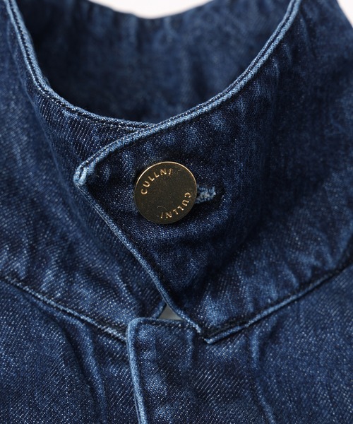 CULLNI(クルニ)の「Front Fly Denim Minimum Jacket(デニムジャケット・メンズ・ブルー/ネイビー/ブラック・2/1/0)」の18枚目の写真