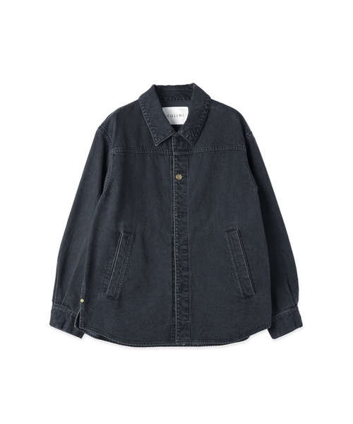 CULLNI(クルニ)の「Front Fly Denim Minimum Jacket(デニムジャケット・メンズ・ブルー/ネイビー/ブラック・2/1/0)」の21枚目の写真