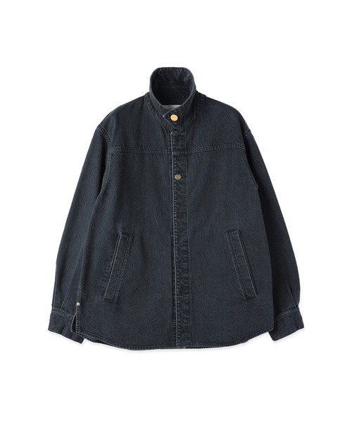 CULLNI(クルニ)の「Front Fly Denim Minimum Jacket(デニムジャケット・メンズ・ブルー/ネイビー/ブラック・2/1/0)」の22枚目の写真
