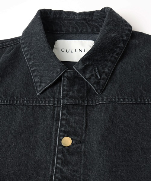 CULLNI(クルニ)の「Front Fly Denim Minimum Jacket(デニムジャケット・メンズ・ブルー/ネイビー/ブラック・2/1/0)」の16枚目の写真