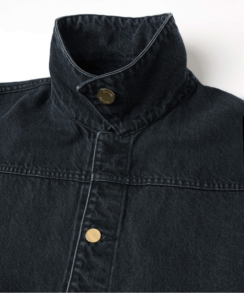CULLNI(クルニ)の「Front Fly Denim Minimum Jacket(デニムジャケット・メンズ・ブルー/ネイビー/ブラック・2/1/0)」の17枚目の写真